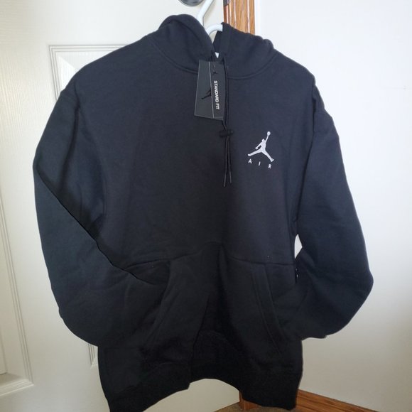 JORDAN  PULLOVER HOODIE JUMPMAN AIR FLEECE - Picture 2 of 8